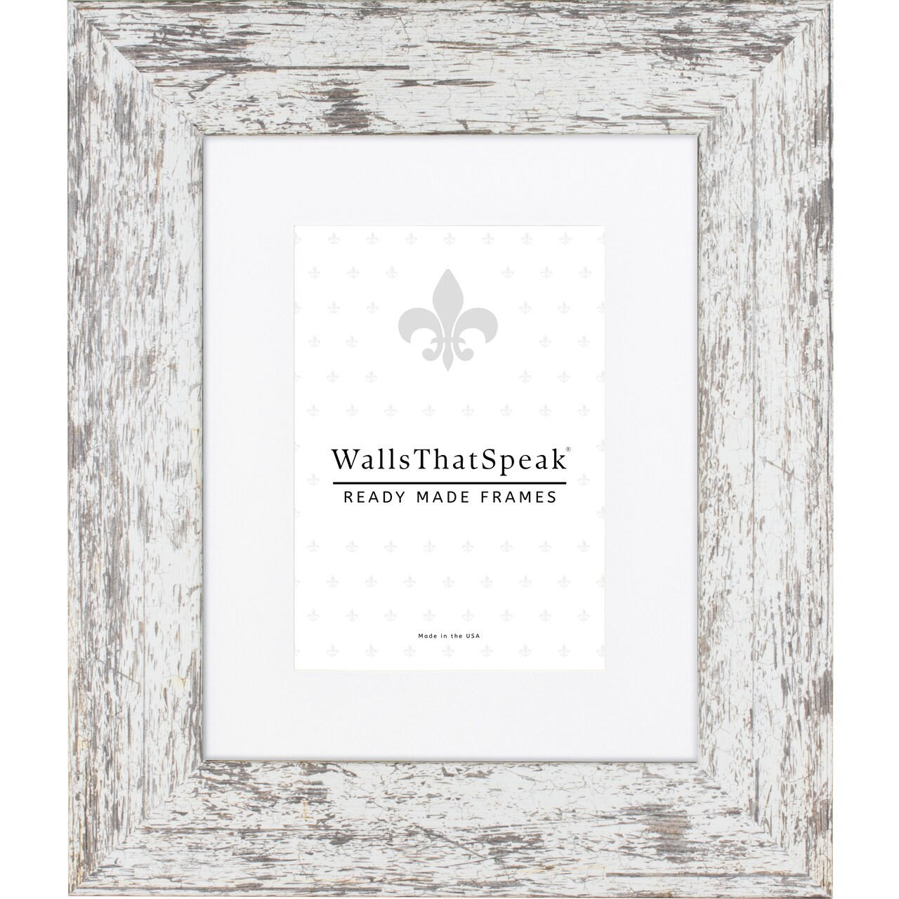 11x14 Matted Picture Frame, American Barn Wide 2 Inch MDF Moulding, Wall Display Frame for Art, Posters, or Photos by wallsthatspeak